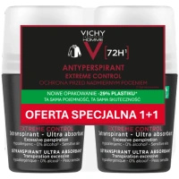 Vichy Homme Extreme Control Dwupak Antyperspirant 72h, 2 x 50 ml