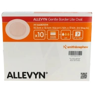 Allevyn Gentle Border Lite Oval 15,2 x 13,1cm, 1 sztuka