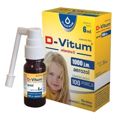 D-Vitum 1000 j.m. Aerozol, 6 ml
