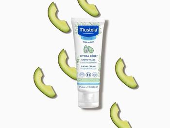 MUSTELA HYDRA BEBE Krem do twarzy z organicznym awokado 40ml