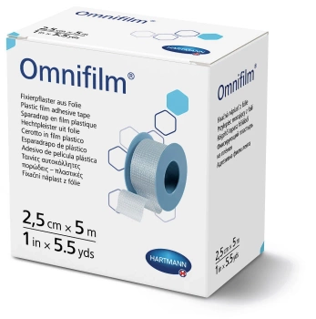 Omnifilm Przylepiec mocujący z folii 2,5 cm x 5 m