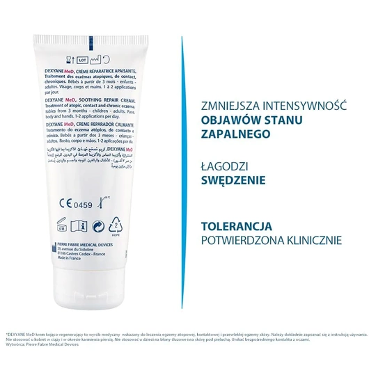 DUCRAY DEXYANE MED Krem kojąco-regenerujący, 100ml