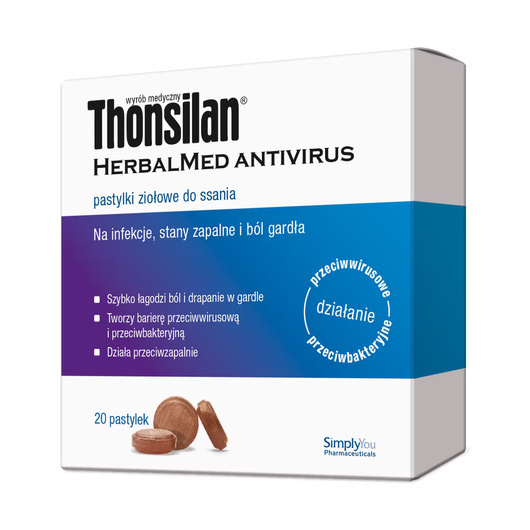 Thonsilan Herbalmed Antivirus, 20 pastylek do ssania
