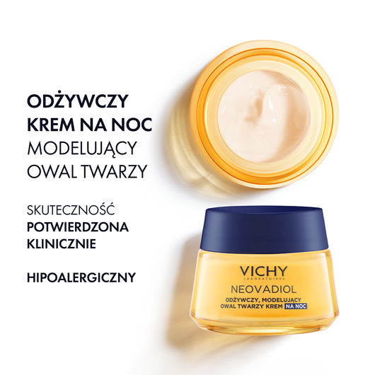 VICHY NEOVADIOL POST-MENOPAUSE Odbudowujący krem na noc przeciw wiotczeniu skóry, 50ml