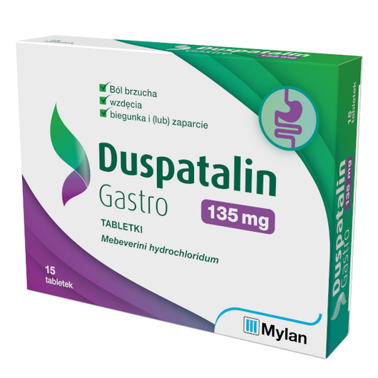 DUSPATALIN GASTRO x 15 tabletek