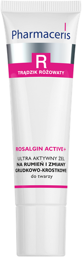 PHARMACERIS R ROSALGIN ACTIVE+ Ultra aktywny żel na rumień i zmiany grudkowo-krostkowe do twarzy 30ml