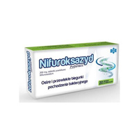Nifuroksazyd Polfarmex 200mg, 20 tabletek powlekanych.