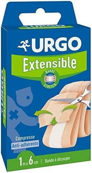 URGO SENSITIVE STRETCH 1m x 6cm x 1 opakowanie