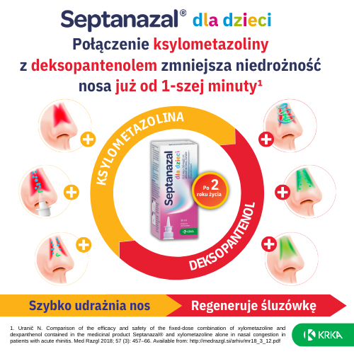 Septanazal dla dzieci, aerozol do nosa, 10 ml
