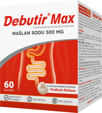 Debutir Max 500 mg, 60 kapsułek