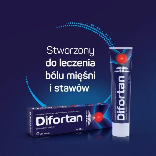 DIFORTAN 100 mg/g żel 100 g