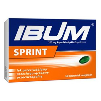 IBUM Sprint 200 mg, 10 kapsułek miękkich