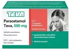 PARACETAMOL Teva 500mg x 12 tabletek