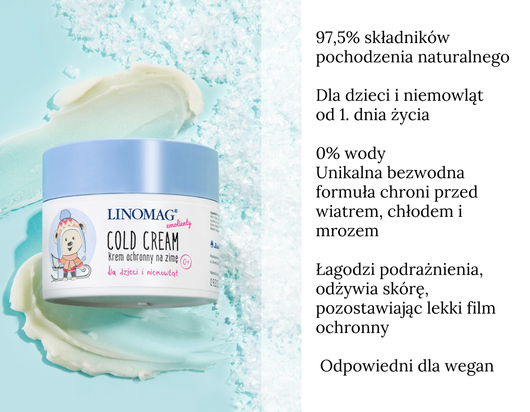 Linomag Cold cream Krem ochronny na zimę, 50 ml