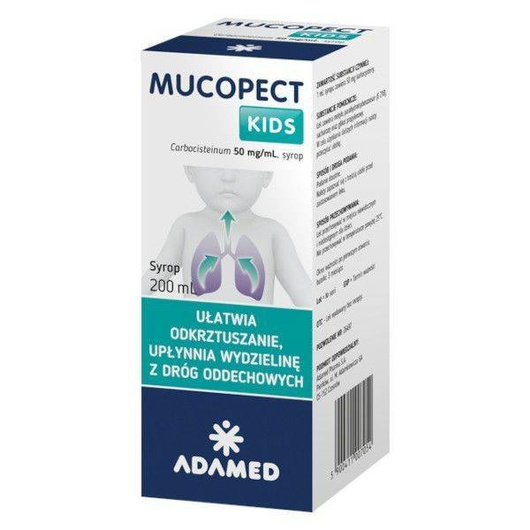 Mucopect Kids syrop 0,05g/ml 200ml