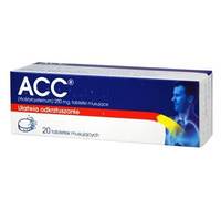 ACC MAX 200 mg, 20 tabletek musujących