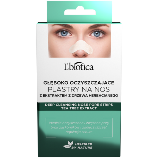 L'BIOTICA Plastry na nos głęboko oczyszczające, 3 sztuki