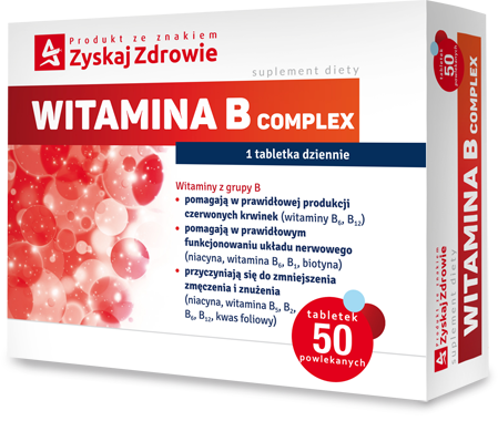 ZYSKAJ ZDROWIE Witamina B Complex, 50 tabletek