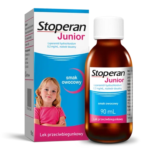 Stoperan Junior 0,2 mg/ml Smak jagodowy, 90 ml
