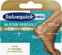 SALVEQUICK MED BLISTER RESCUE plastry na pęcherze pięta x 5 sztuk