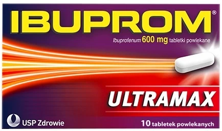 IBUPROM Ultramax 600 mg x 10 tabletek powlekanych