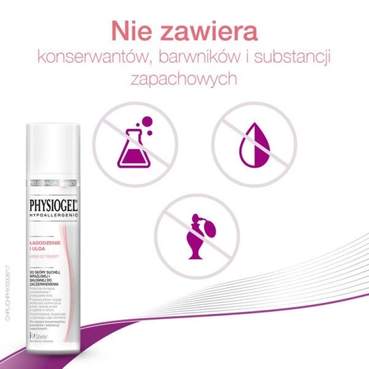 PHYSIOGEL ŁAGODZENIE I ULGA Krem do twarzy, 40ml