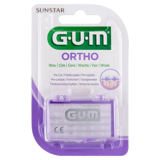 Sunstar GUM Ortho Wosk ortodontyczny Smak neutralny 