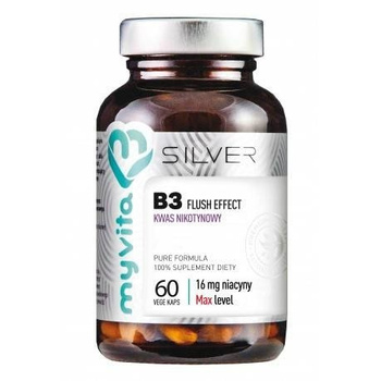 MYVITA SILVER WITAMINA B3 KWAS NIKOTYNOWY x 60 kapsułek