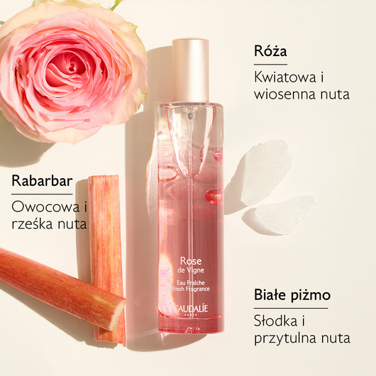 Caudalie Rose de Vigne Zestaw Woda Orzeźwiająca + Żel pod prysznic