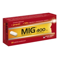 MIG 400 mg, 20 tabletek powlekanych