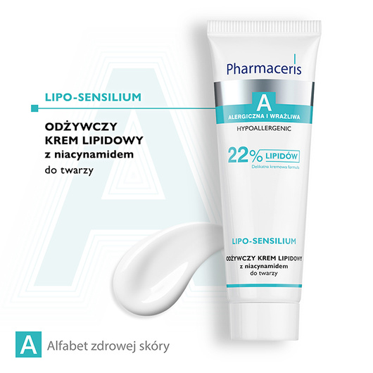 Pharmaceris A Lipo-Sensilium Odżywczy krem lipidowy z niacynamidem, 50 ml