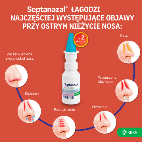 Septanazal dla dzieci, aerozol do nosa, 10 ml