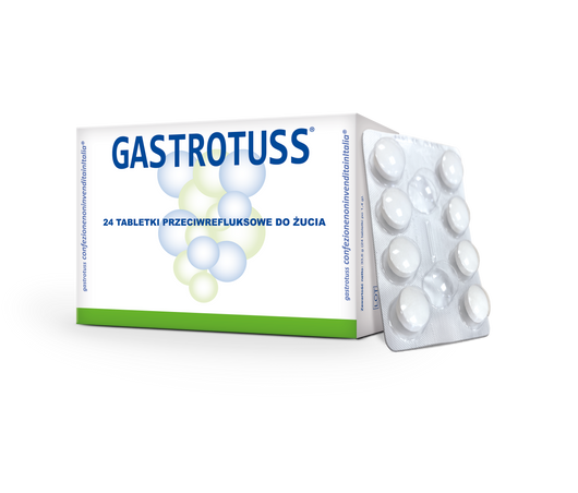 Gastrotuss tabletki do żucia, 24 sztuki 