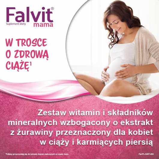 Falvit® mama witaminy dla kobiet w ciąży i matek karmiących, 60 tabletek