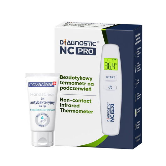 Diagnostic NC PRO + żel antybakteryjny Novaclear Handsclear, 1 zestaw 