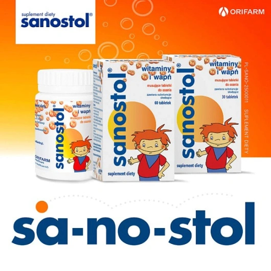 Sanostol, 60 tabletek musujących