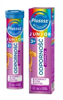 Plusssz Junior Odporność Complex tabletki musujące, 20 tabletek