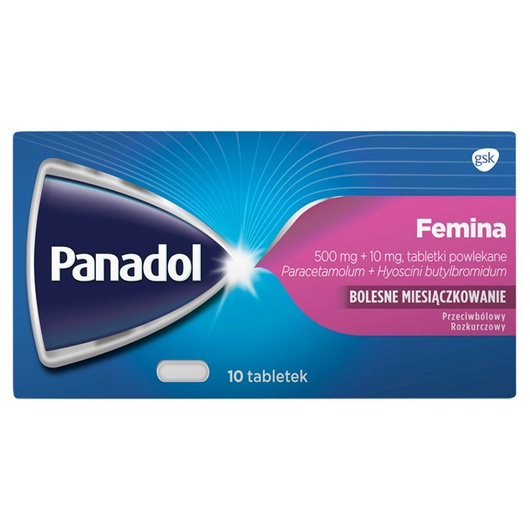 PANADOL FEMINA x 10 tabletek powlekanych