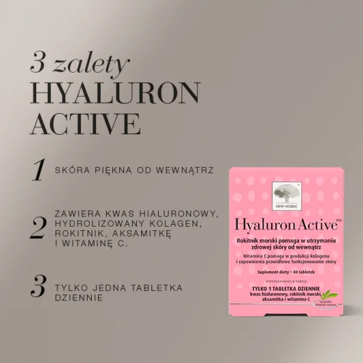 Hyaluron Active Wypełniacz Kolagenowy, 60 tabletek