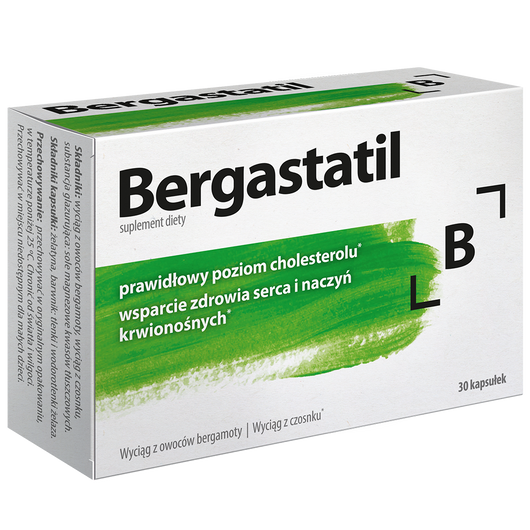 Bergastatil, 30 kapsułek twardych
