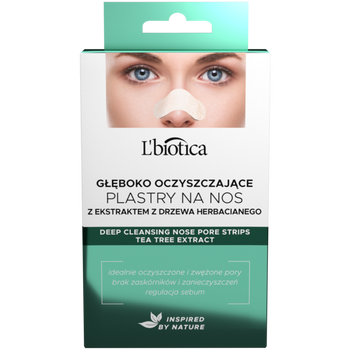 L'BIOTICA Plastry na nos głęboko oczyszczające, 3 sztuki