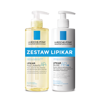 La Roche Posay Lipikar Zestaw Oil AP+ Olej, 2X400ml