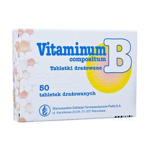 VITAMINUM  B compositum x 50 tabletek drażowanych