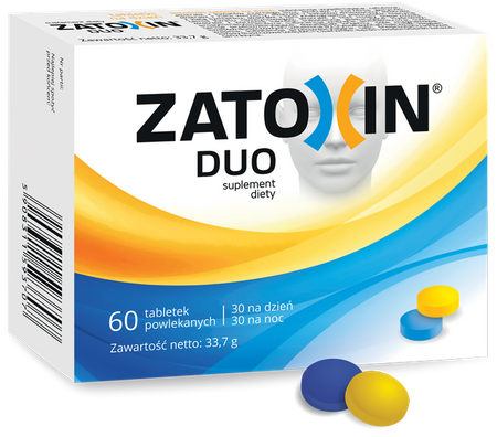 Zatoxin duo tabletki powlekane, 60 sztuk 