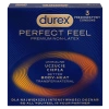 Durex Perfect Feel Premium Non-Latex Unikalne uczucie ciepła Prezerwatywy, 3 sztuki