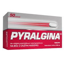 PYRALGINA 500 mg,  50 tabletek