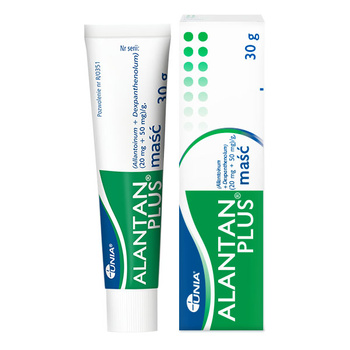 ALANTAN PLUS (20 mg + 50 mg)/ g maść 30 g