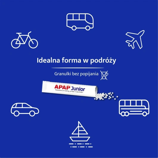 APAP Junior 250 mg, 10 saszetek