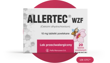 Allertec WZF 10 mg, 20 tabletek powlekanych