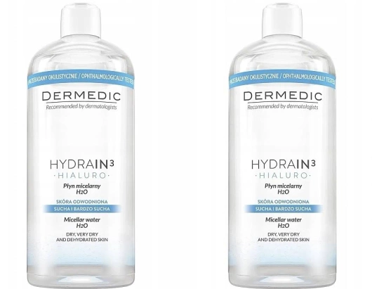 DERMEDIC HYDRAIN 3 Płyn micelarny, 2x500ml
